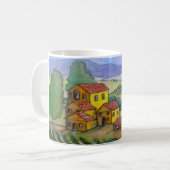 Italiener Hilltown in Chianti Kaffeetasse (Vorderseite Links)