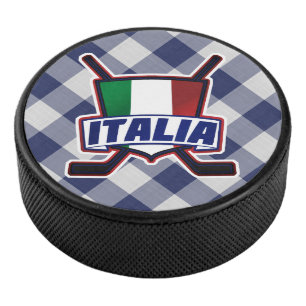 Italiener-Italien-Eis-Hockey-Team-Kobold Eishockey Puck