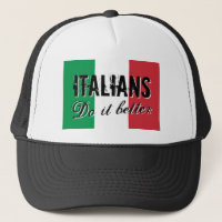 Italiener machen es besser Vintage-Flagge Trucker-