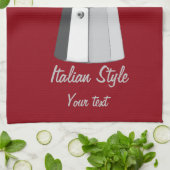 Italiener Moka Geschirrtuch (Gefaltet)