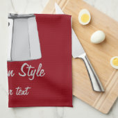 Italiener Moka Geschirrtuch (Viertel Falte)