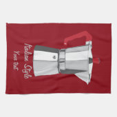 Italiener Moka Geschirrtuch (Horizontal)