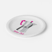 Italiener Moka Pappteller (Schrägansicht)