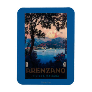 Italiener-Riviera-Reise-Plakat Magnet