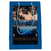 Italiener-Riviera-Reise-Plakat Mittlere Geschenktüte (Vorderseite)