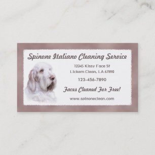 Italiener Spinone Italiano Visitenkarte