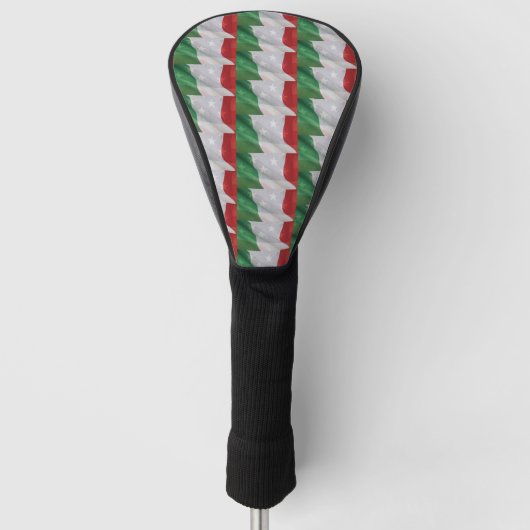 Italiener und USA-Flaggen Golf Headcover (Vorderseite)