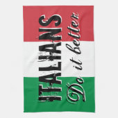 Italiener verbessert es lustiges handtuch (Vertikal)