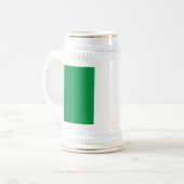 Italienflagge Bierglas (Vorderseite Links)