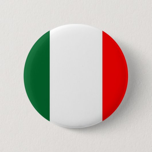 Italienflagge Button (Vorderseite)