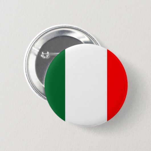 Italienflagge Button (Vorne & Hinten)