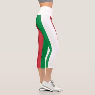 Italienflagge Capri Leggings