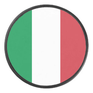 Italienflagge Eishockey Puck
