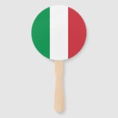Italienflagge Fächer (Rückseite)