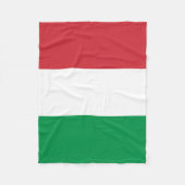 Italienflagge Fleecedecke (Vorderseite)