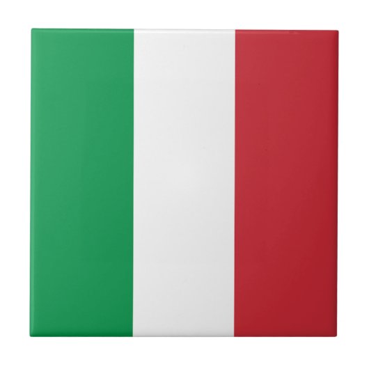 Italienflagge Fliese (Vorderseite)
