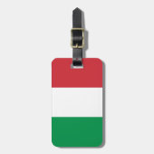 Italienflagge Gepäckanhänger (Vorderseite vertikal)