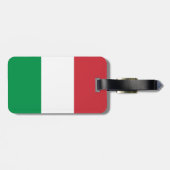 Italienflagge Gepäckanhänger (Rückseite horizontal)