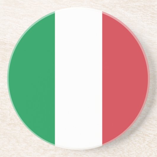 Italienflagge Getränkeuntersetzer (Vorne)