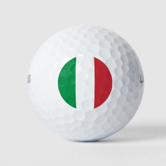 Italienflagge Golfball (Vorderseite)