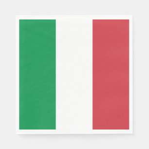 Italienflagge Serviette