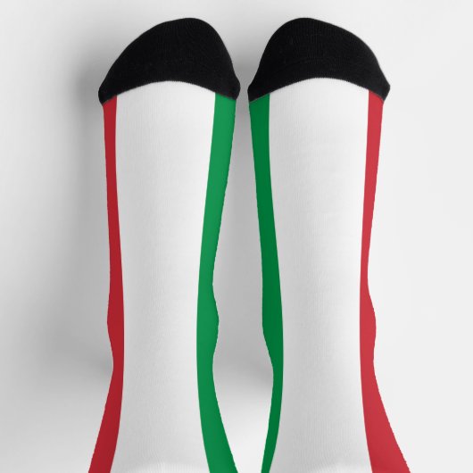 Italienflagge Socken (Oben)