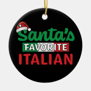 Italienisch als Lieblingsgericht Keramik Ornament