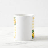 Italienisch Amalfi Coast Citrus Lemons Yellow Ging Kaffeetasse (Mittel)
