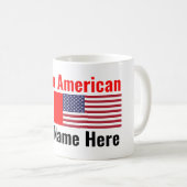 Italienisch Amerikanisch Kaffeetasse (VorderseiteRechts)