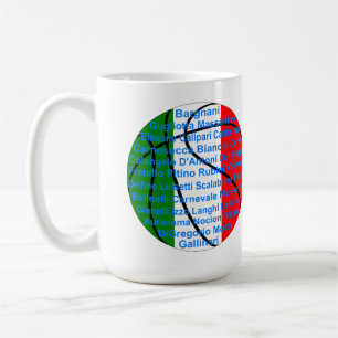 Italienisch-amerikanische Basketballspieler Kaffeetasse