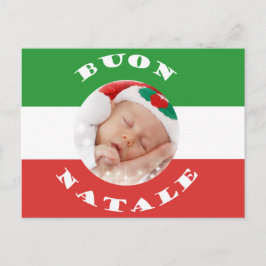 Italienisch-amerikanische Custom Foto Weihnachtska Feiertagspostkarte