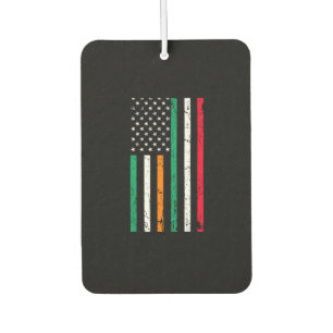 Italienisch-amerikanische Flagge Irland Italien ST Autolufterfrischer