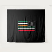 Italienisch-amerikanische Flagge Irland Italien ST Wandteppich (Vorderseite (Horizontal))