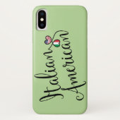 Italienisch-amerikanische Handy-Fall Case-Mate iPhone Hülle (Rückseite)