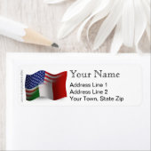 Italienisch-amerikanische Waving Flag (Insitu)