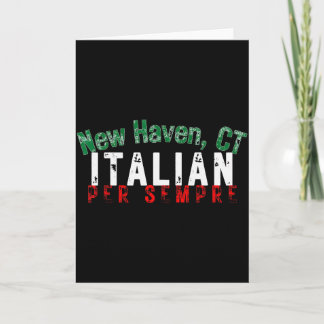 Italienisch-amerikanischer Stolz New Haven Ct Erbe Karte