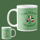 Italienisch-amerikanisches Kleeblatt Personalisier Jumbo-Tasse