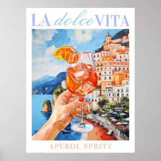 Italienisch Aperol Spritz Poster