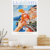 Italienisch Aperol Spritz Poster (Küche)