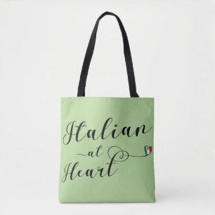 Italienisch at Heart Grocertasche, Italien Tasche