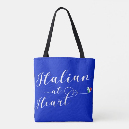 Italienisch at Heart Grocertasche, Italien Tasche (Rückseite)