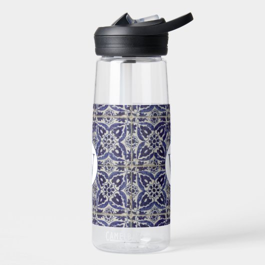 Italienisch Azulejo Mit Monogramm Trinkflasche (Links)