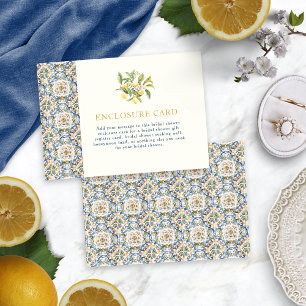 Italienisch Begleitkarte