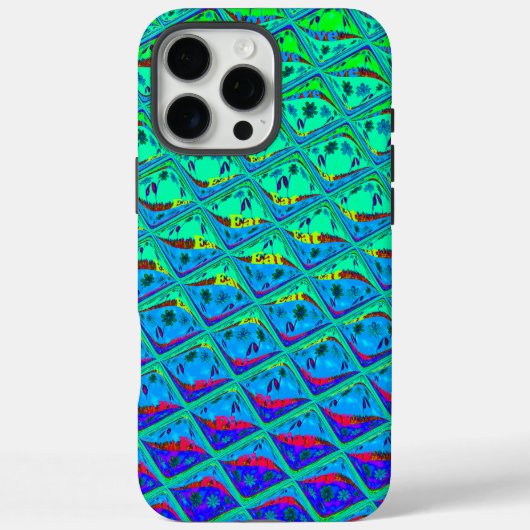 Italienisch Blue Mermaid Motif Art Print Case-Mate iPhone Hülle (Rückseite)