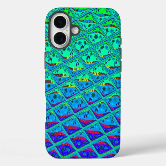 Italienisch Blue Mermaid Motif Art Print Case-Mate iPhone Hülle (Rückseite)