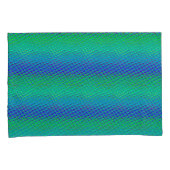 Italienisch Blue Mermaid Motif Art Print Kissenbezug (Vorderseite-Rechts)