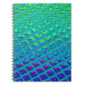 Italienisch Blue Mermaid Motif Art Print Notizblock (Vorderseite)