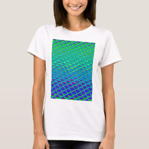 Italienisch Blue Mermaid Motif Art Print T-Shirt