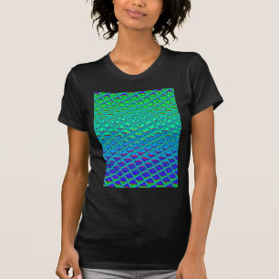 Italienisch Blue Mermaid Motif Art Print T-Shirt