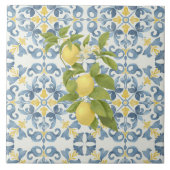 Italienisch Blue Tile Fliese (Vorderseite)